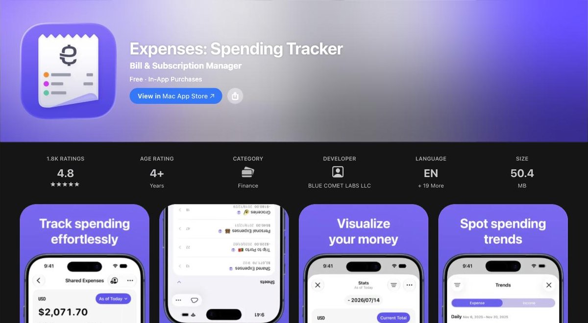 Expenses: Spending Tracker
