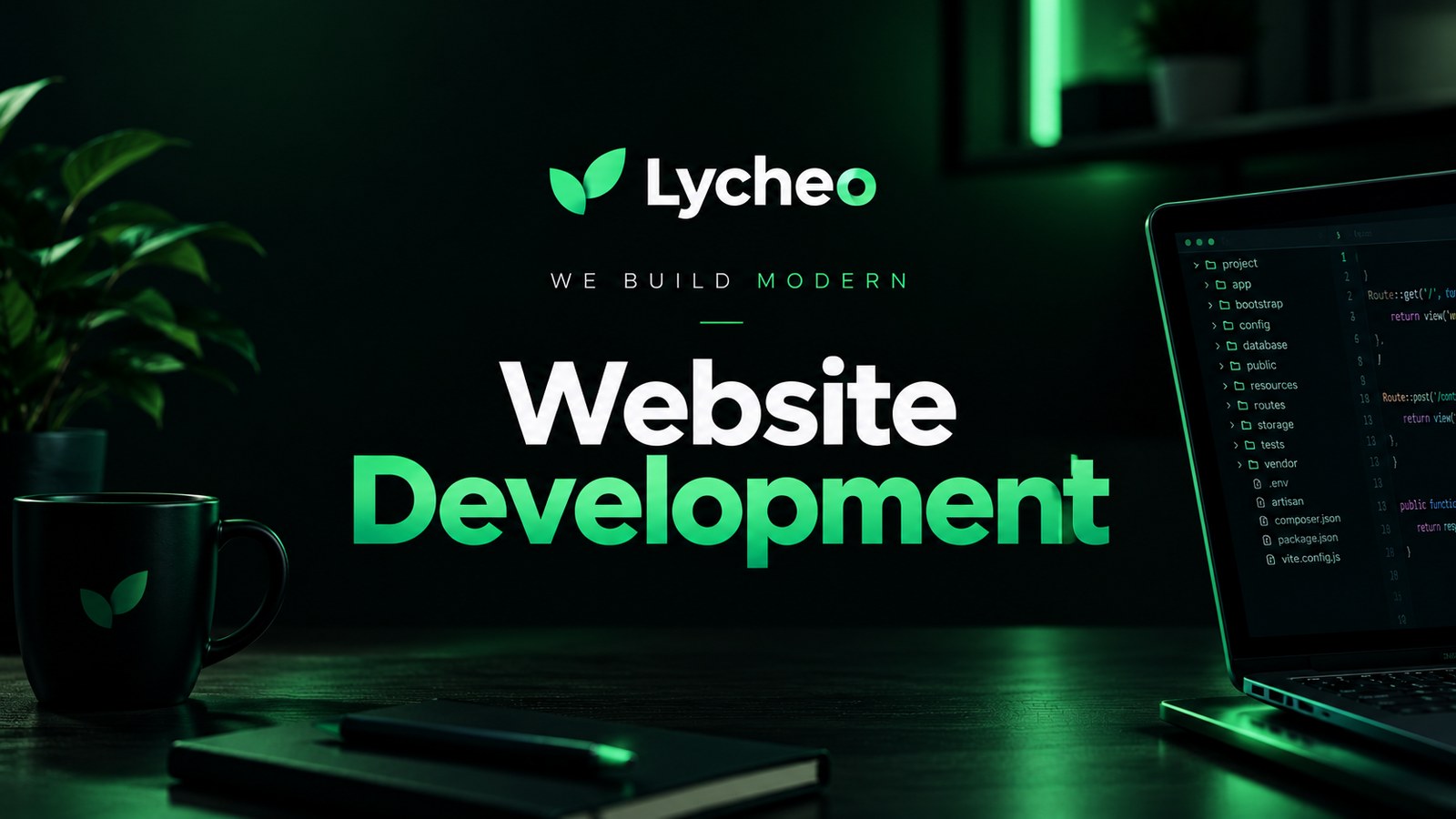 Website Development by Lycheo — Fast, modern websites that convert visitors into clients.